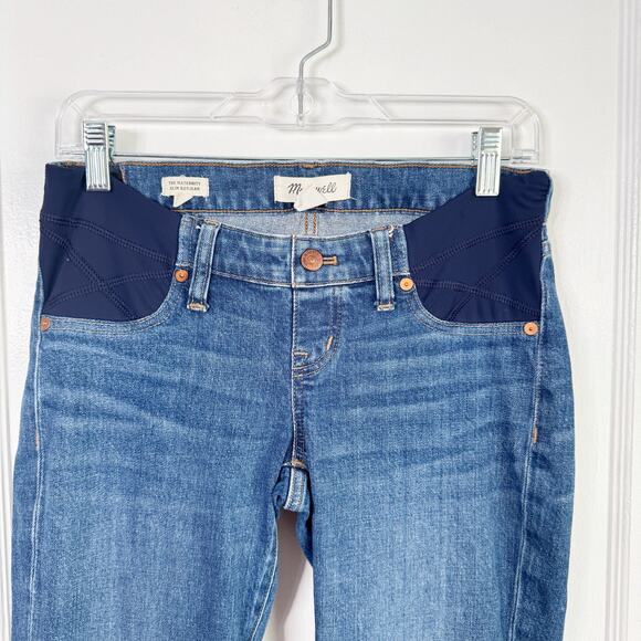Madewell The Maternity Side Panel Slim Boy Jean Adjustable Edition Pull On 26 - Picture 4 of 11